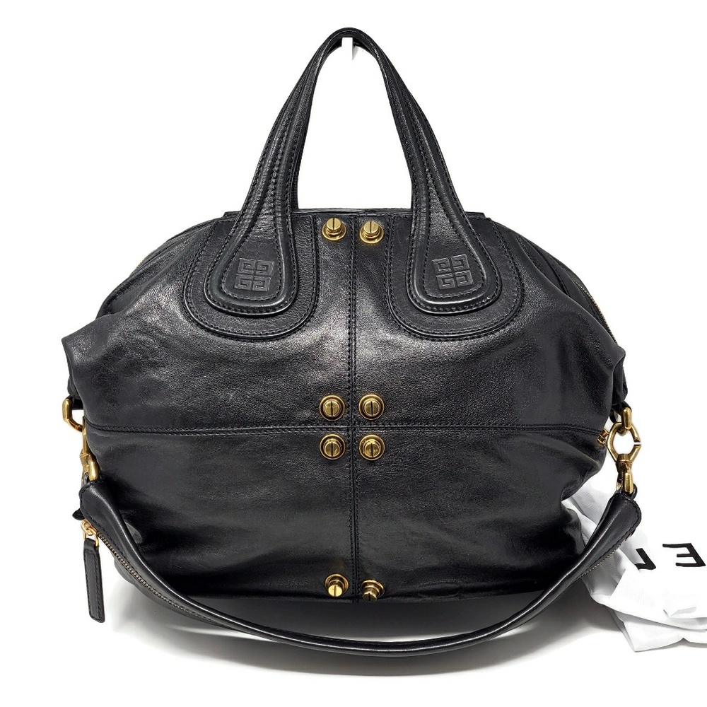 💯 AUTH GIVENCHY LEATHER NIGHTTINGALE 2WAY BAG